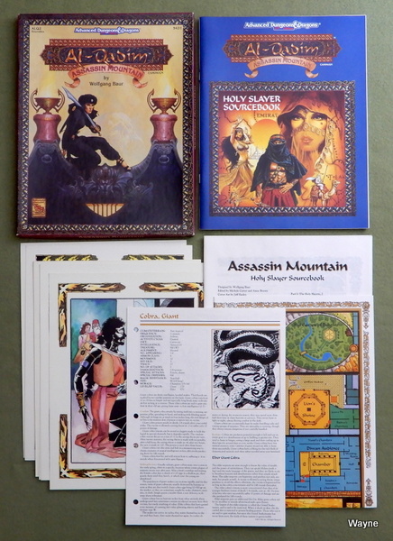 AD&D Al-Qadim Assassin Mountain Box Set 9431 TSR 