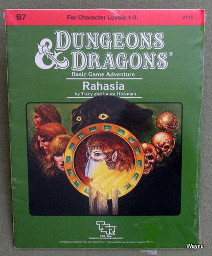 Dungeons & Dragons Dungeon Module B1 in Search of The Unknown 1981 TSR 9023 for sale online 