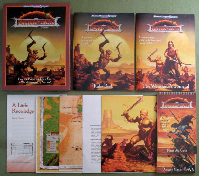 Dark Sun - Advanced Dungeons & Dragons (AD&D) - Wayne's Books RPG Reference