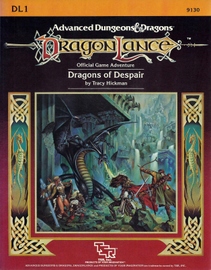 TSR TSR AD&D DragonLance Module DL6 Dragons of Ice With Maps 