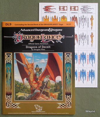 1993 Ad&d Dlc2 Dragon Lance Classics Volume II TSR 9394 With Map for sale online 