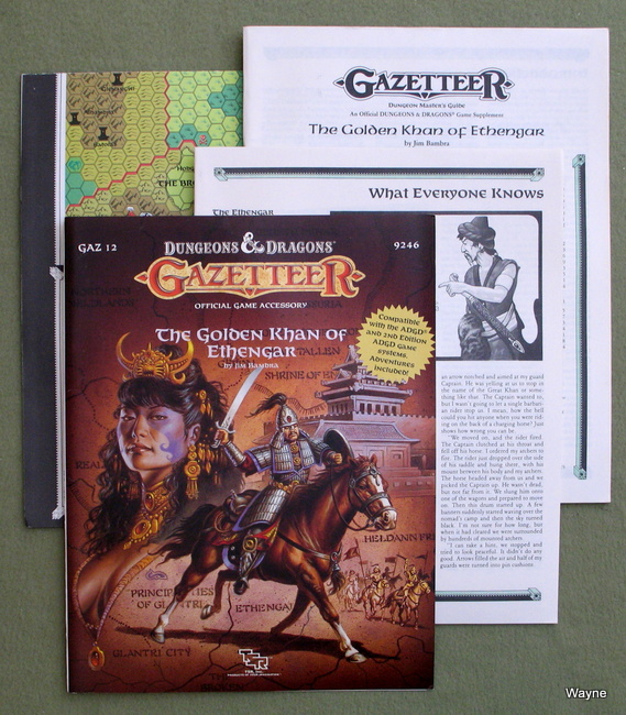 Gaz2 The Emirates of Ylaruam 9194 D&d Gazetteer GAZ 2 TSR Dungeons Dragons Modul for sale online 