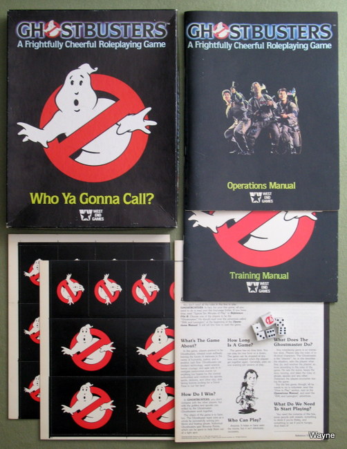 Ghostbusters Roleplaying Wayne S Books Rpg Reference