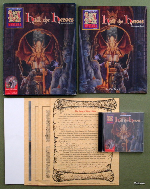 Like-New Mystara D/&D Night of the Vampire Audio CD Adventure Advanced Dungeons and Dragons
