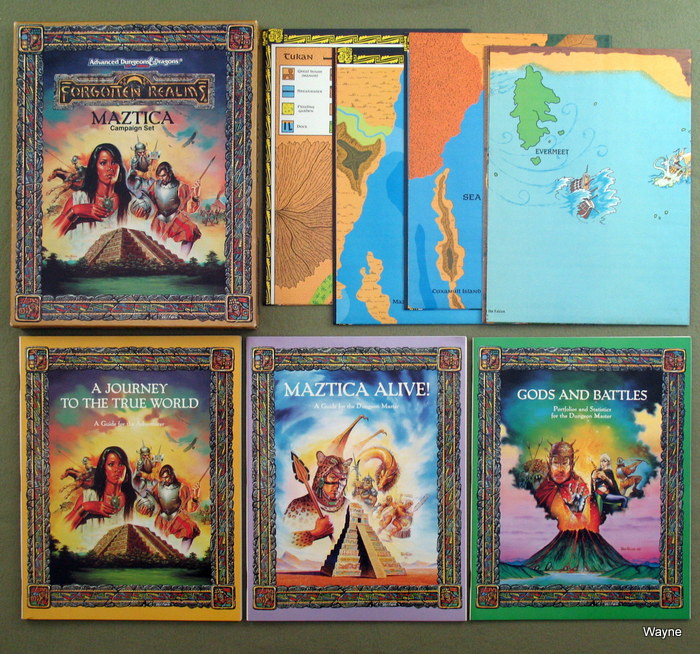 Forgotten Realms Maztica Setting Advanced Dungeons Dragons Ad D Wayne S Books Rpg Reference