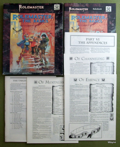 rolemaster standard system waynes books rpg reference rolemaster character sheet