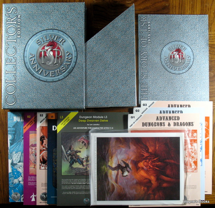 Dungeons & Dragons SET BASE SILVER ANNIVERSARY EDITION 1999 TSR D&D 25th AD&D 